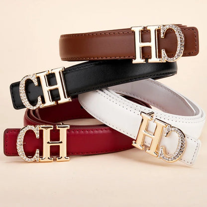 Belt Women's Retro Versatile Trendy Belt Summer New Instagram Style Small Crowd Waist Closing Jeans Belt Women