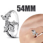 925 Sterling Silver Sparkling Blue Glass Flower Stud Earrings | Fine Jewelry Gift for Women
