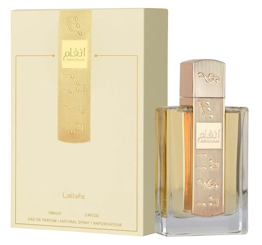 Arabic Perfume Angham - Citrus, Lavender, Musk, Amber, Vanilla - Eau De Parfum Long-Lasting Fragrance for Unisex, 100 ml