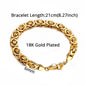 Newest 316L Stainless Steel Bracelet Men Women Wholelsale Wristband 4mm Gold Color Male Hand Chain Link Bracelet Hip Hop Jewelry