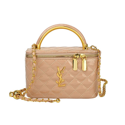 Superstar Leather Handbag - Elegant Vintage Style with Letter Logo