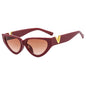 Luxury Vintage Cat Eye Sunglasses - Designer UV400 Fashion Eyewear