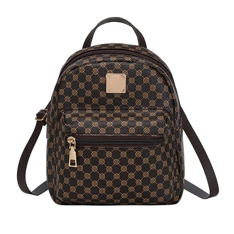 Versatile Women's Mini Backpack - 4-in-1 Fashion Bag for School, Shopping & Travel