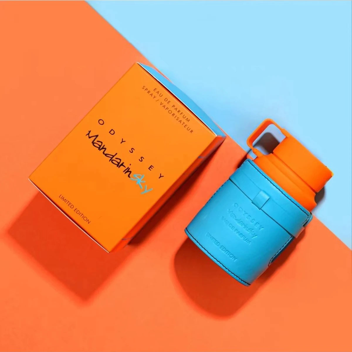 Arabic Perfume Mandarin Sky 100ml - Men's Citrus Woody Eau De Parfum, Long-Lasting Fresh Scent, Limited Edition Gift Set