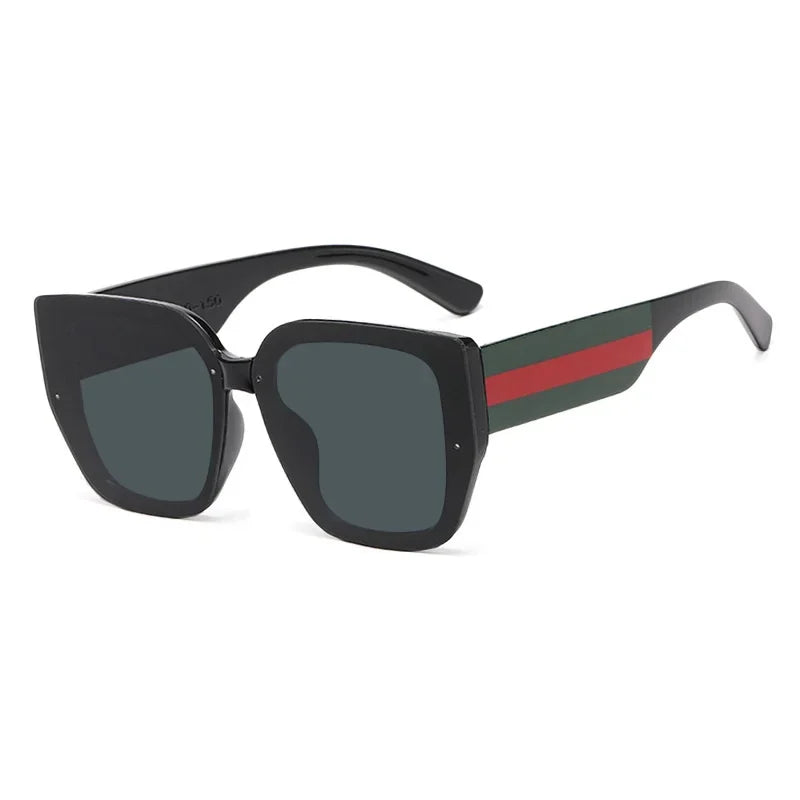 JQZSAG Luxury Oversized Cat Eye Sunglasses — Gradient UV400 CE Certified | Women