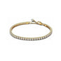Brand new 925 sterling silver zirconia exquisite tennis star bracelet for women DIY original charm beads exquisite jewelry