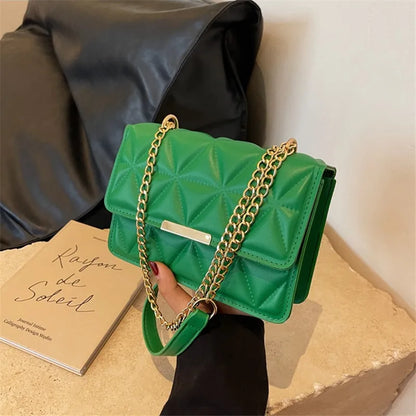 Fashion Chain Women'S Shoulder Bag for Women, Luxury Quilted Handbag for Daily Travel, Shopping, Parties.