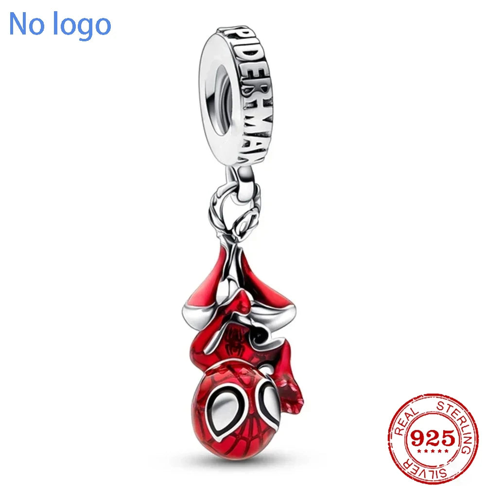 Charm Beads 925 Silver Fit Original DIY Accessories Bead for Decoration Bracelets Spider-Man Neaklace Pendant Jewelry Gifts New