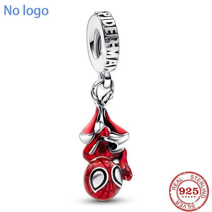 Charm Beads 925 Silver Fit Original DIY Accessories Bead for Decoration Bracelets Spider-Man Neaklace Pendant Jewelry Gifts New
