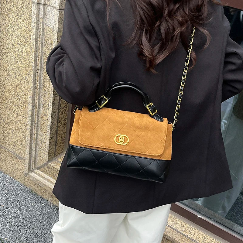 Popular Classic Elegant Women's Leather Handbag by Famous Designer Luxury Brand Ladies Crossbody Bag Tote Fashion