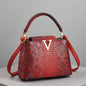 Luxury High-End Handbag -  Spring Fashion Ostrich Pattern Crossbody Shoulder Bag