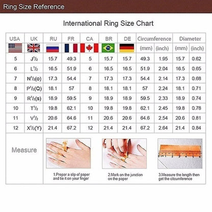 Exquisite Zircon Engagement Ring for Women | Silver Tone Bridal Wedding Jewelry