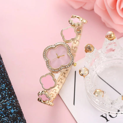 New Fashion Women Watches Luxury Rose Gold Bracelets Watch Female Wristwatches Ladies Casual Quartz Watch Clock Relogio Feminino