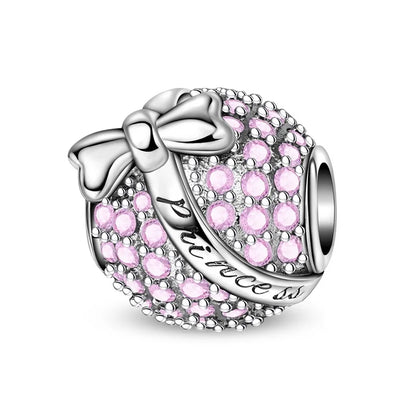 925 Sterling Silver Charm Beads | Butterfly, Crown, Heart & Perfume Bottle Zircon Charms for Women