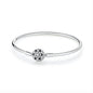 Original Sterling Silver Bracelet Love Heart Clasp Charms Beads Snake Chain Bracelets Bangles Luxury Jewelry For Women Gift