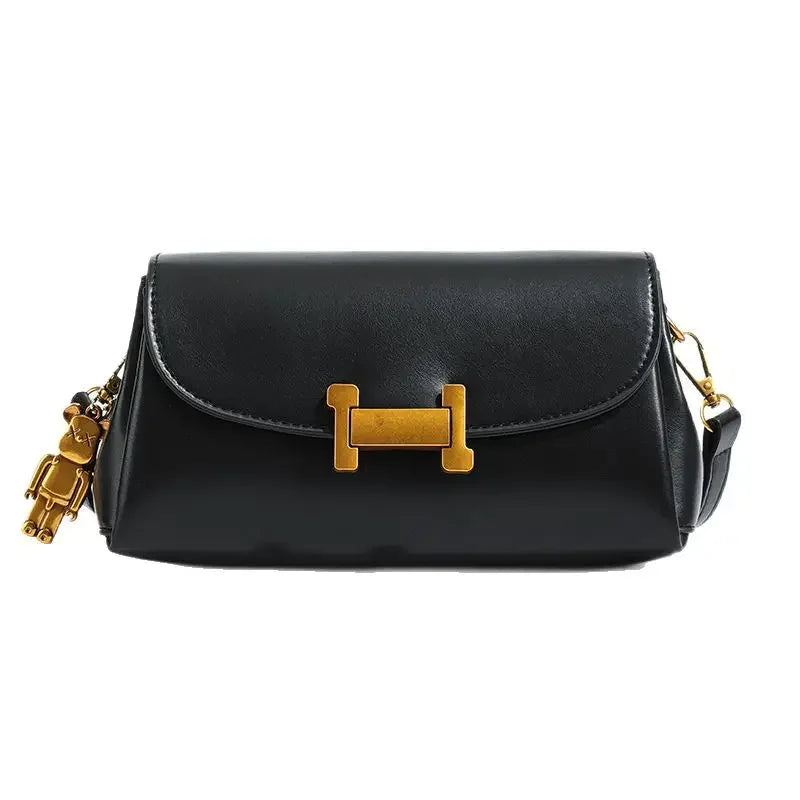 Small handbag for women in spring simple and versatile small square bag, retro and stylish commuting crossbody bag
