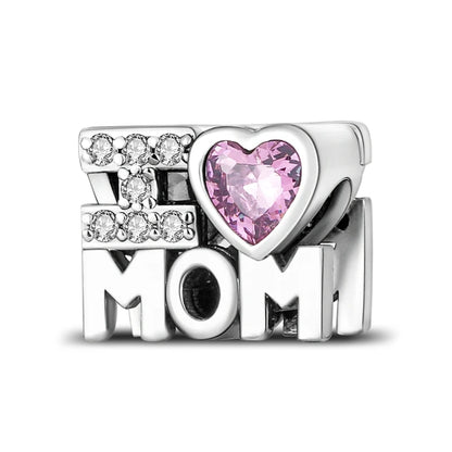 925 Sterling Silver Tree of Life, Peach Heart & Sweet Love Charm Bead | Fits Bracelets & Necklaces