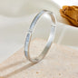 New Titanium Steel High end White Shell Fritillaria Bracelet Women's Simple and Personalized Bracelet