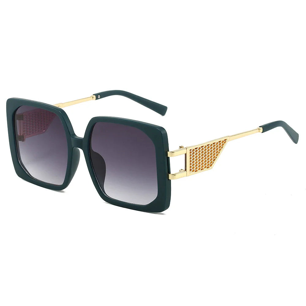 High-End Large Frame Sunglasses - European American Style Fashion Accessory