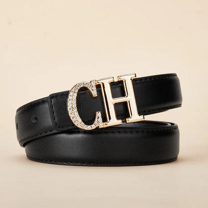 Belt Women's Retro Versatile Trendy Belt Summer New Instagram Style Small Crowd Waist Closing Jeans Belt Women
