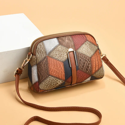 Women's Trendy Fashion Printed Shell Bag Casual Crossbody Bag Versatile Shoulder Bag Designer Small Purse and Handbags