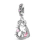 925 Sterling Silver Tree of Life, Peach Heart & Sweet Love Charm Bead | Fits Bracelets & Necklaces