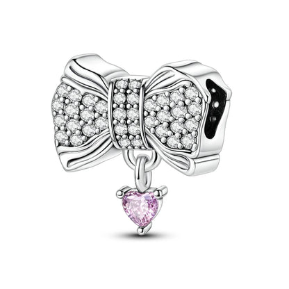 925 Sterling Silver Charm Beads | Butterfly, Crown, Heart & Perfume Bottle Zircon Charms for Women