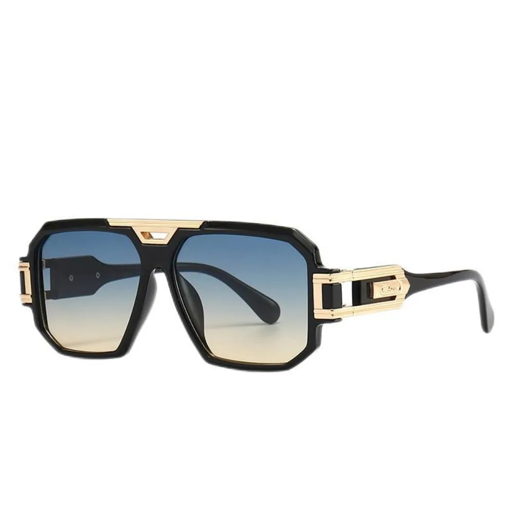 Fashion Square Full Frame Sunglasses - Large Oversized Retro HD Street Style