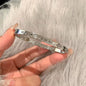 Silver Color Stainless Steel Bangle Bracelet for Women Girls Waterproof Fashion Jewelry Perfect Mother's Day Gift