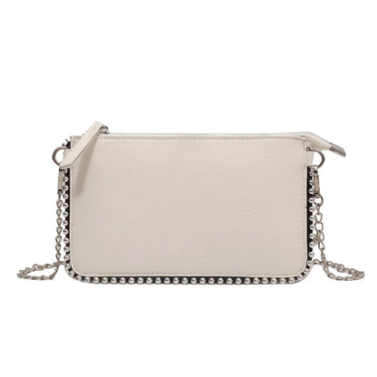 Solid color Design Crossbody Bags For Women Fashion Chain Mobile Phone Purses Fashion Shoulder Messenger Bag Sac A Main Female