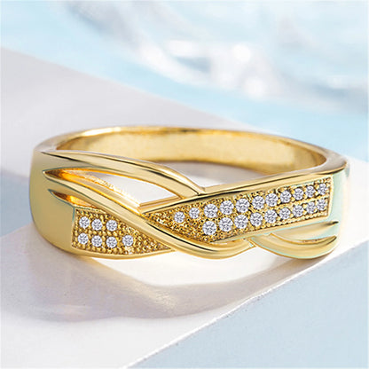 925 Sterling Silver Ribbon Ring | Elegant Cocktail Ring for Women