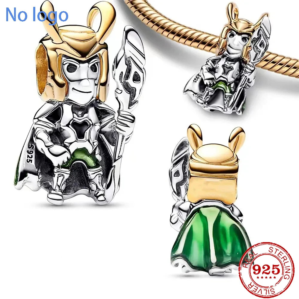 Charm Beads 925 Silver Fit Original DIY Accessories Bead for Decoration Bracelets Spider-Man Neaklace Pendant Jewelry Gifts New