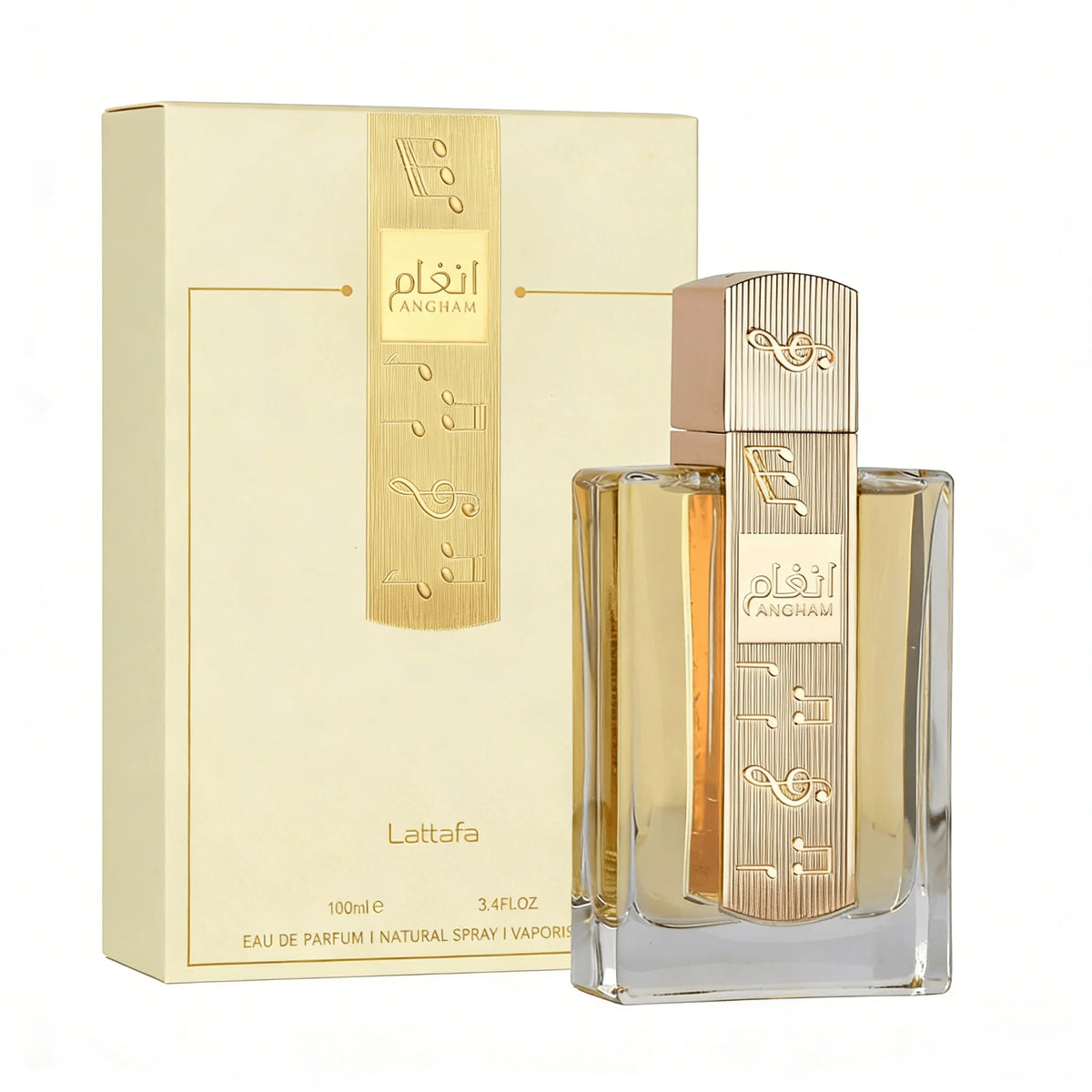 Arabic Perfume Angham - Citrus, Lavender, Musk, Amber, Vanilla - Eau De Parfum Long-Lasting Fragrance for Unisex, 100 ml