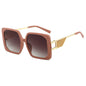 High-End Large Frame Sunglasses - European American Style Fashion Accessory