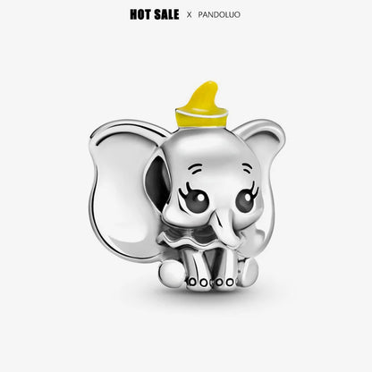 925 sterling silver charm Stitch Charm bead,Original Women Bracelet ,Necklace Pendant Jewelry Holiday gift