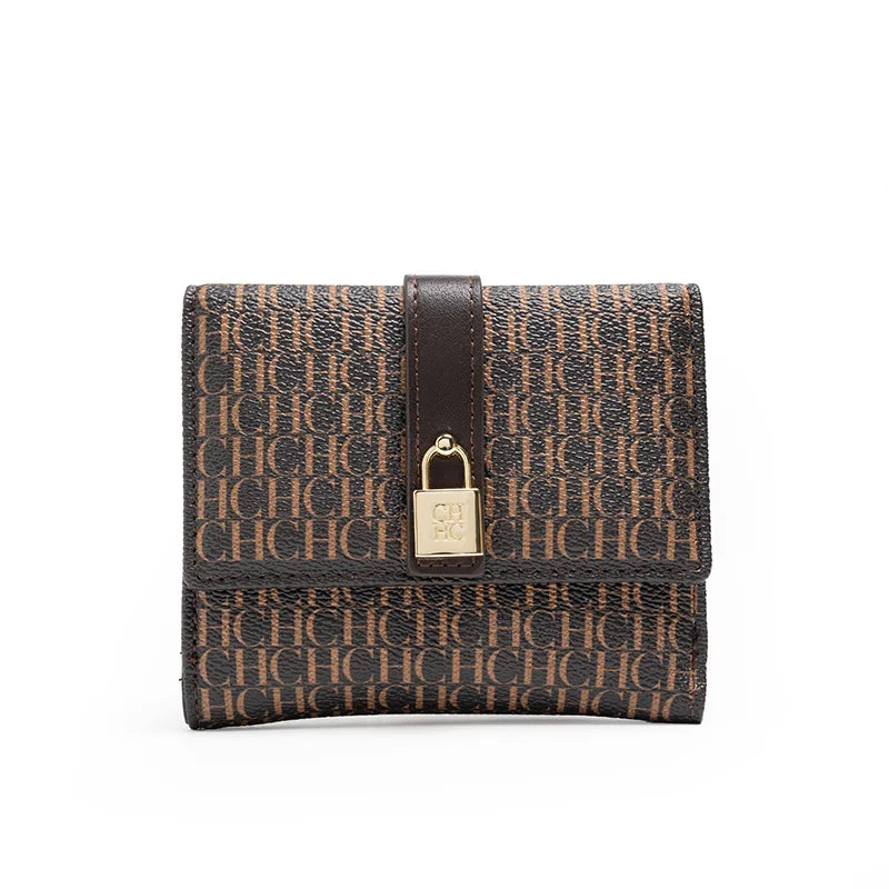 Designer Letter Print Wallet - Premium Short Wallet with Card Slots