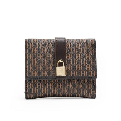 Designer Letter Print Wallet - Premium Short Wallet with Card Slots