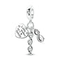 925 Sterling Silver Bear, Kart & Family Tree Charm Bead | Fits Pandora Bracelets & Pendants for Women