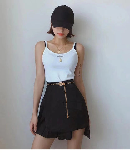 Metal Chain Belts for Women Waistbands Long Tassel for Suitable Jeans Suit Dress Waist Belt Luxury Brand Designer