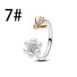 925 Sterling Silver Blue Bow Zircon Fine Jewelry | Earrings, Necklace & Ring for Women