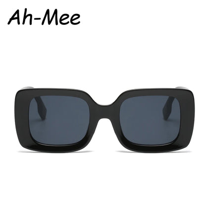 Women's Luxury Rectangle Sunglasses - Gradient Mirror UV400
