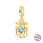 Sterling Silver Character Pendant Charm Bead - Bracelet Necklace Accessory