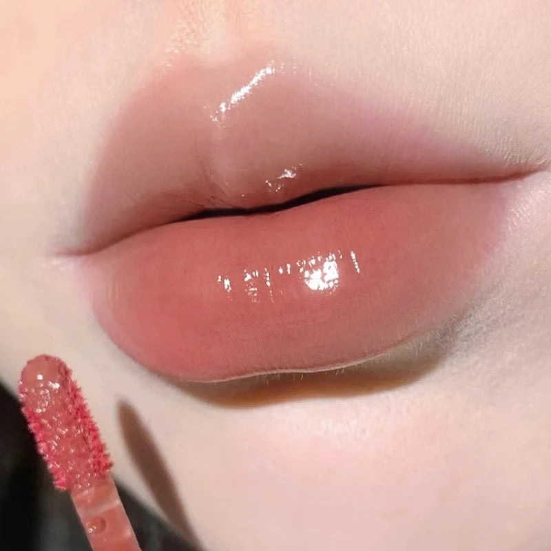 HERORANGE Crystal Gloss Lip Lacquer: Long-Lasting Hydration, Non-Sticky Formula with Glass-Like Shine at an Affordable Price