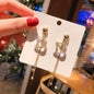 New Fashion Luxury Korean Fashion Big Letter G Jewelry Earrings GG Charming Drop Earring For Female Designer Party Wedding Gift