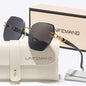 Women's Frameless Fashion Sunglasses - UV400 Geometric Party Style