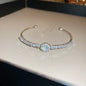 Class Crystal Letter Geometric Women's Bracelet Fashion Bracelet Personalized Versatile Minimalist Bangles for Women