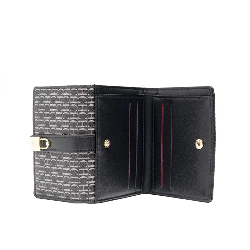 Designer Letter Print Wallet - Premium Short Wallet with Card Slots