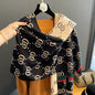 Luxury Designer Cashmere Scarf - Warm Winter Pashmina Shawl Blanket Wrap