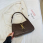 New Fashion Favorite Fashion Crocodile Pattern Stick Bag Women's Fashion Trend Handbag Casual Single Shoulder Underarm Bag