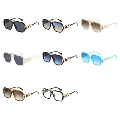 Fashion Square Full Frame Sunglasses - Large Oversized Retro HD Street Style